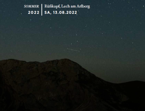 13. AUG. 2022 Die Laurentiusnacht – Sternschnuppen beobachten auf 2.350 m über dem Meer